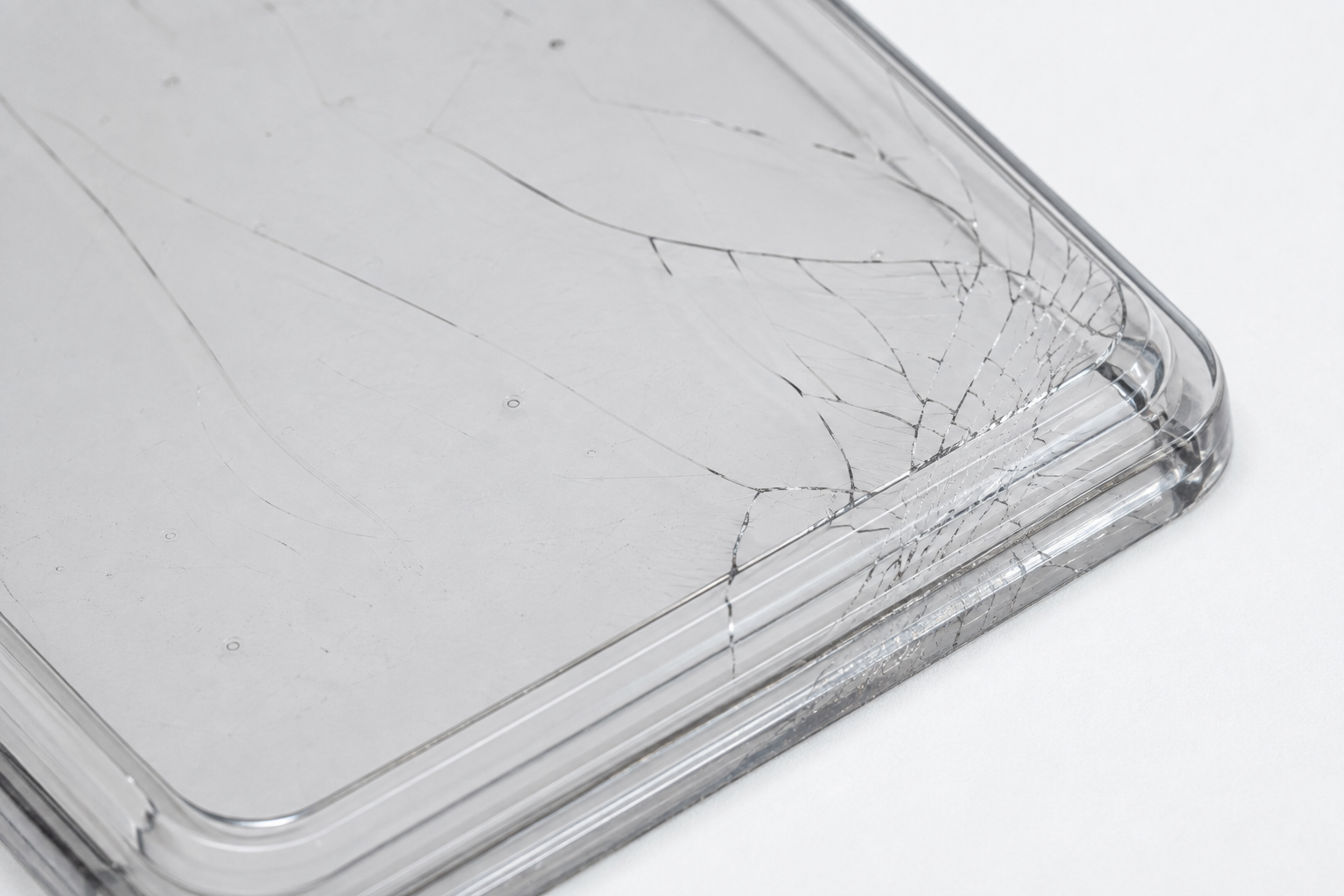 Stress cracking in a moulded part